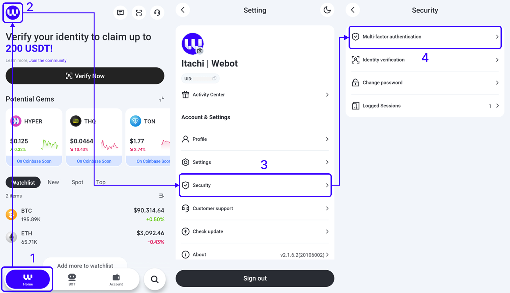 Webot Google Authenticator is working correctly; how to reset it_ 1.png