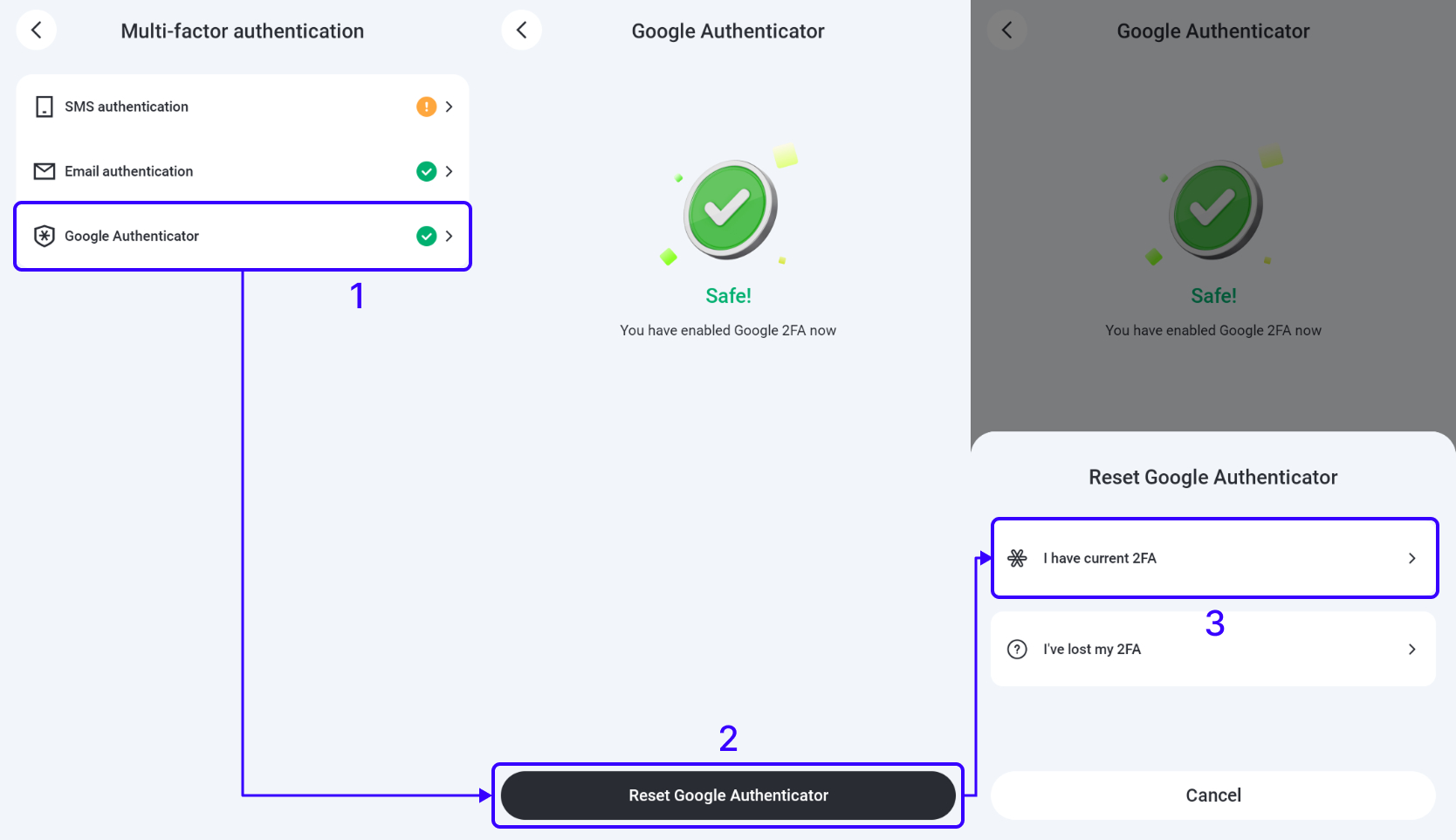 Webot Google Authenticator is working correctly; how to reset it_ 2.png