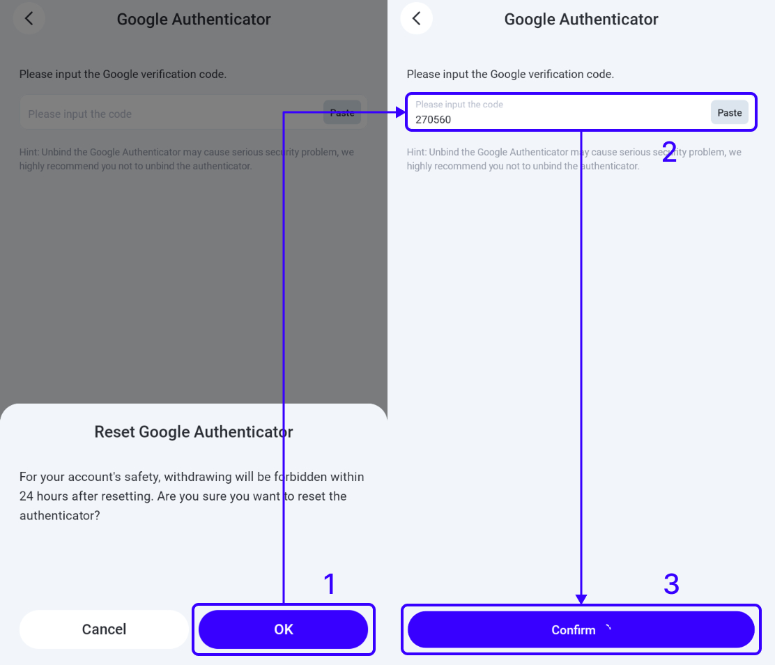 Webot Google Authenticator is working correctly; how to reset it_ 3.png